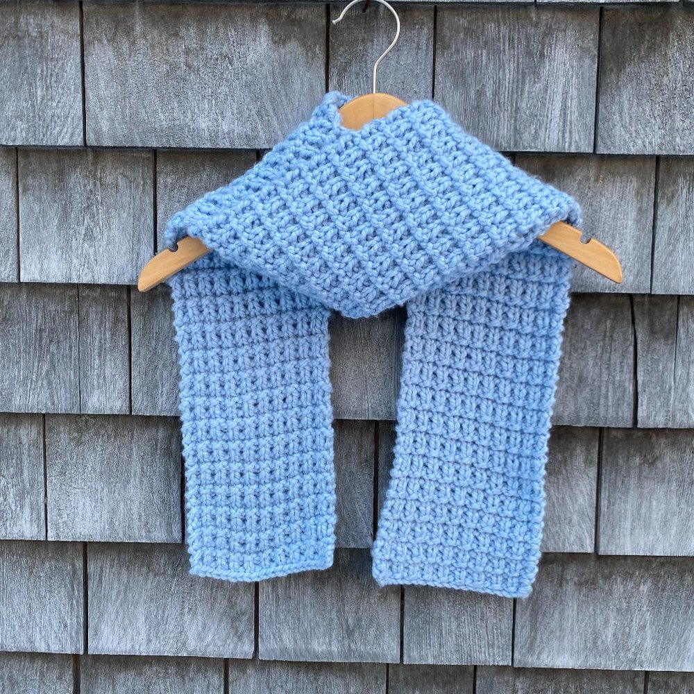 Women's Scarf, Light Blue Color, Christmas Gift NWT